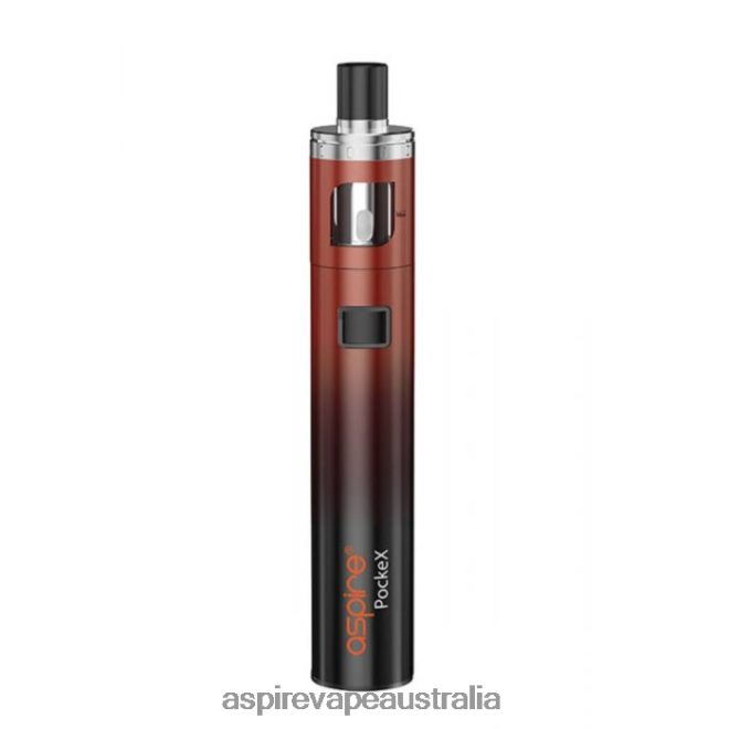 Aspire vape Canberra - Aspire Pockex Anniversary Edition Kit 2DFH0B120 Red Gradient